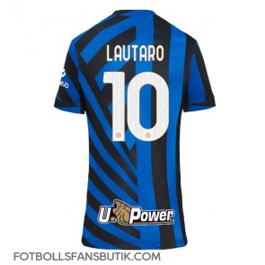 Inter Milan Lautaro Martinez #10 Replika Hemmatröja Damer 2024-25 Kortärmad